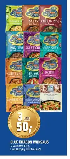 Coop Obs BLUE DRAGON WOKSAUS, NOK 50 tilbud