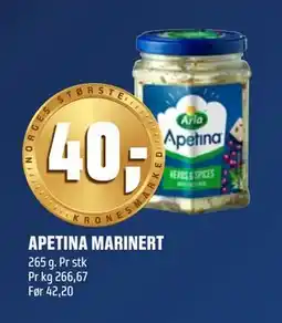 Coop Obs APETINA MARINERT, NOK 40 tilbud