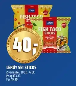 Coop Obs LERØY SEI STICKS, NOK 40 tilbud