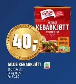 Coop Obs GILDE KEBABKJØTT, NOK 40 tilbud