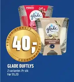 Coop Obs GLADE DUFTLYS, NOK 40 tilbud