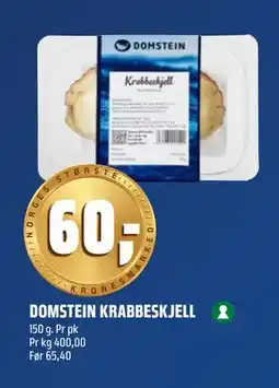 Coop Obs DOMSTEIN KRABBESKJELL, NOK 60 tilbud