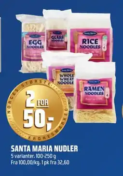 Coop Obs SANTA MARIA NUDLER, NOK 50 tilbud