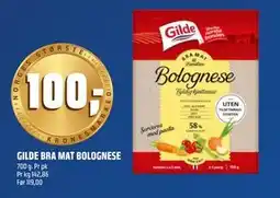 Coop Obs GILDE BRA MAT BOLOGNESE, NOK 100 tilbud
