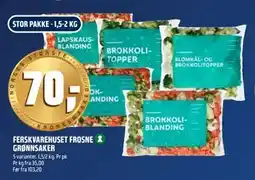 Coop Obs FERSKVAREHUSET FROSNE GRØNNSAKER, NOK 70 tilbud