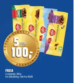 Coop Obs FREIA, NOK 100 tilbud