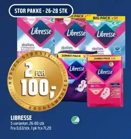 Coop Obs LIBRESSE, NOK 100 tilbud