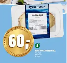 Coop Obs DOMSTEIN KRABBESKJELL, NOK 60 tilbud