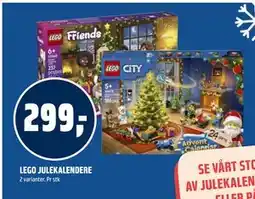 Coop Obs LEGO JULEKALENDERE, NOK 299 tilbud