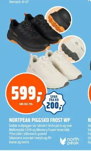 Coop Obs NORTPEAK PIGGSKO FROST WP, NOK 599 tilbud