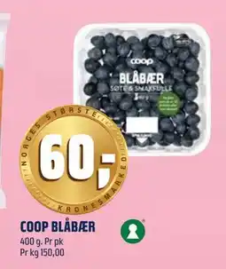 Coop Obs COOP BLÅBÆR, NOK 60 tilbud