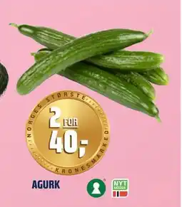Coop Obs AGURK, NOK 40 tilbud