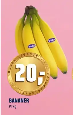 Coop Obs BANANER, NOK 20 tilbud