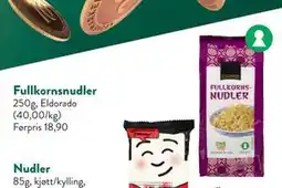 Jacobs Fullkornsnudler, NOK 10 tilbud