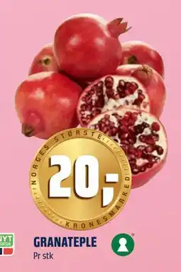 Coop Obs GRANATEPLE, NOK 20 tilbud