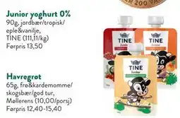 Jacobs Junior yoghurt 0%, NOK 10 tilbud