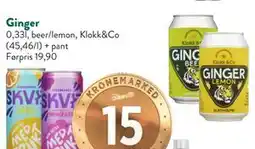 Jacobs Ginger, NOK 15 tilbud