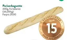 Jacobs Pariserbaguette, NOK 15 tilbud