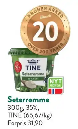 Jacobs Seterrømme, NOK 20 tilbud