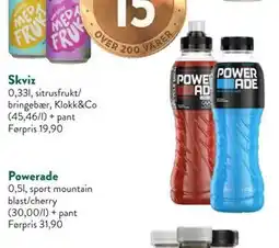 Jacobs Powerade, NOK 15 tilbud