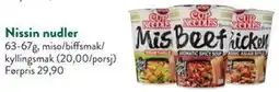 Jacobs Nissin nudler, NOK 20 tilbud