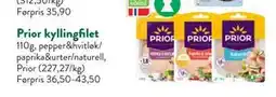 Jacobs Prior kyllingfilet, NOK 25 tilbud