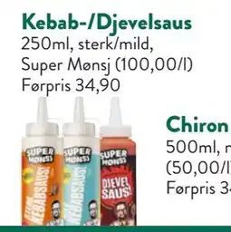 Jacobs Kebab-/Djevelsaus, NOK 25 tilbud