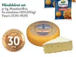Jacobs Håndskåret ost, NOK 30 tilbud