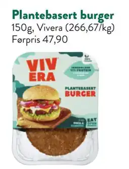 Jacobs Plantebasert burger, NOK 40 tilbud