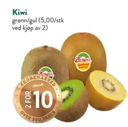 Jacobs Kiwi, NOK 10 tilbud