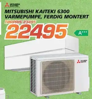 Coop Byggmix MITSUBISHI KAITEKI 6300 VARME, NOK 22495 tilbud