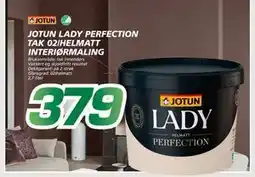 Coop Byggmix JOTUN LADY PERFECTION TAK 02/HELMATT INTERIØRMALING, NOK 379 tilbud