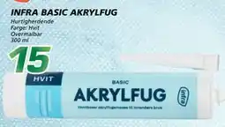 Coop Byggmix INFRA BASIC AKRYLFUG, NOK 15 tilbud