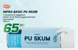 Coop Byggmix INFRA BASIC PU SKUM, NOK 65.9 tilbud