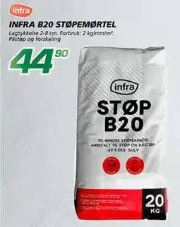Coop Byggmix INFRA B20 STØPEMØRTEL, NOK 44.9 tilbud