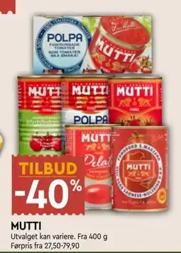Coop Mega MUTTI tilbud