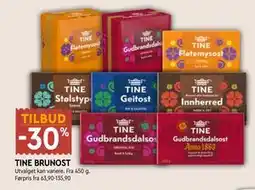 Coop Mega TINE BRUNOST tilbud
