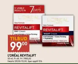 Coop Mega L'ORÉAL REVITALIFT, NOK 99 tilbud