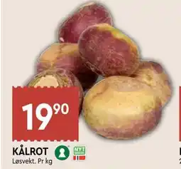 Coop Mega KÅLROT, NOK 19.9 tilbud