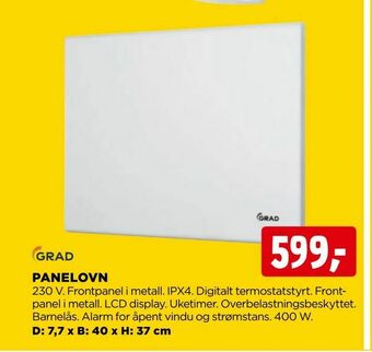 jem & fix Panelovn tilbud