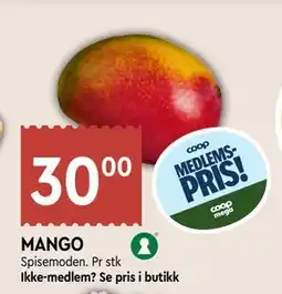 Coop Mega MANGO, Medlemspris tilbud