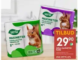 Coop Mega SERLA MAXIMETER PAPIR, NOK 29.9 tilbud