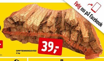 jem & fix Opptenningsved tilbud