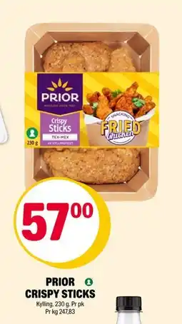 Coop Extra PRIOR CRISPY STICKS, NOK 57 tilbud