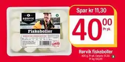 Coop Extra Rørvik fiskeboller, NOK 40 tilbud