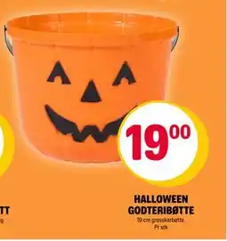Coop Extra HALLOWEEN GODTERIBØTTE, NOK 19 tilbud