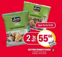 Coop Extra HATTING RUNDSTYKKER, NOK 55 tilbud