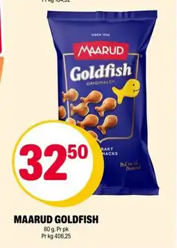 Coop Extra MAARUD GOLDFISH, NOK 32.5 tilbud