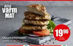 Spar Oksekarbonader, NOK 19.9 tilbud