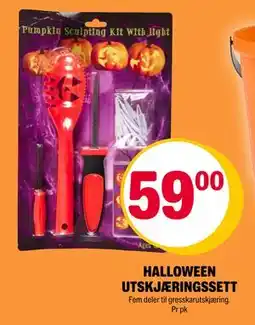 Coop Extra HALLOWEEN UTSKJÆRINGSSETT, NOK 59 tilbud